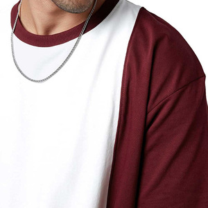 Camiseta de hombre más vendida, 100% algodón, oversize, con hombros caídos, lisa, de gramaje pesado, para hombre - Product Image 4