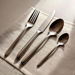 Dinnerware Use Metal Flatware <b>Sets</b> Food Contact Safe High Quality Cutlery <b>Set</b> Wholesale Price Restaurant Dining Tableware Items - Product Image 6