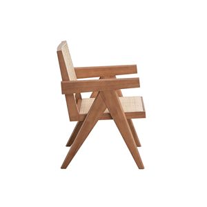 Poltrona in Rattan Velentina con Finitura Naturale per Arredamento Soggiorno - Product Image 3