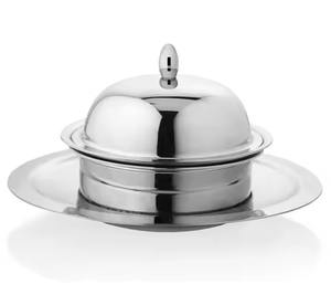 Contenedor de mantequilla de acero inoxidable con tapa para el desayuno, caja para guardar mantequilla para la mesa de la cocina - Product Image 2