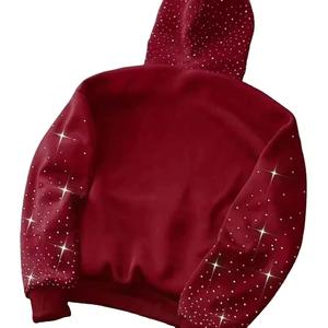 Sweat-shirts à strass pour hommes, design personnalisé, vêtements d'hiver, sweat-shirts à strass pour hommes, utilisation en extérieur - Product Image 4