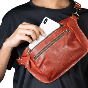 Sac banane sport Econex en PU avec fermeture éclair, sangle détachable, capacité inférieure à 21L, pour femmes, chasse, usage extérieur, compatible téléphones - Product Image 5