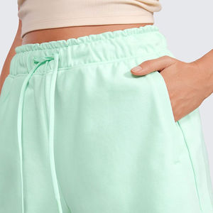 Shorts de sport décontractés pour femme, respirants, coupe-vent, séchage rapide, avec poches, braguette boutonnée, taille haute élastique, 100% colorés - Product Image 4