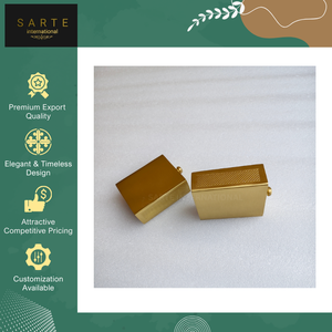 Made India Modern Design Water Resistant Eco-Friendly Luxury Kitchen Dining Table Accessory Solid Brass Safety <b>Matchbox</b> Cover - Product Image 6