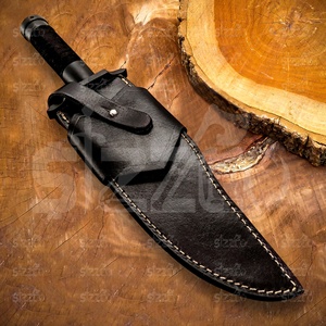 Cuchillo Bowie de Supervivencia Estilo Rambo, Hecho a Mano con Acero D2, Hoja Fija para Caza y Camping, con Funda de Cuero, Ideal para Regalo - Product Image 6