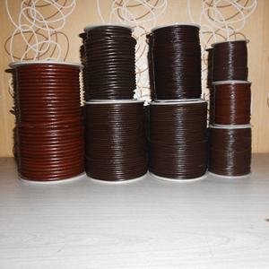 Cordons ronds en cuir de vachette souple de différentes tailles 1mm 1.5mm 2mm 3mm 4mm 5mm 6mm 8mm 10mm Accessoires et composants de bijoux - Product Image 2