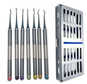 ชุดเครื่องมือถอนฟัน PDL สำหรับงานผ่าตัด ทำจากเหล็กกล้าไร้สนิม ยี่ห้อ TARIQ MFG CO - Product Image 1