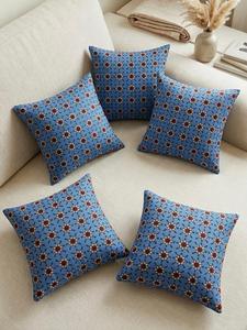 Printed Cotton Cushion <b>Covers</b> Decorative <b>Sofa</b> Pillow <b>Covers</b> Floral Fruit Design Home Decor Cushion Case - Product Image 3