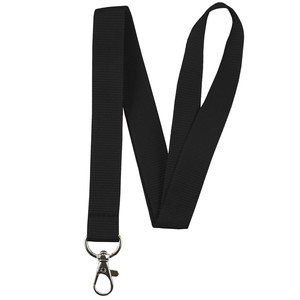 British Style Black Coated Lanyard <b>for</b> Garment Use Dress Brand New - Product Image 1