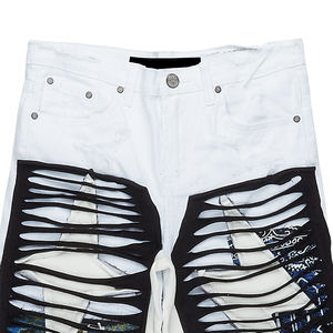 Shorts en jean décontractés pour hommes, style décontracté, avec design et taille personnalisés, service OEM, taille mi-haute, meilleure qualité - Product Image 2