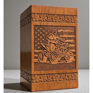 Modern Design Wooden Urn for Ashes with Minimalist Style urn <b>Memorial</b> Keepsake by AYAANS - Product Image 4