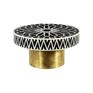 MUEBLES CON INCRUSTACIONES DE HUESO Diseño moderno Gabinete de hueso real con 7 cajones para sala de estar Cabina con incrustaciones de hueso REALIDAD HECHO A MANO - Product Image 1