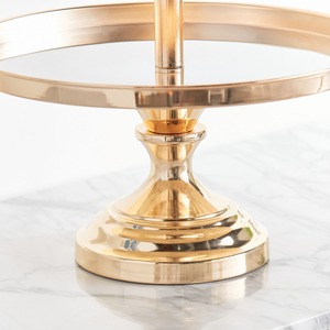 Modern design three tier metal serving <b>stand</b> <b>set</b> with gold finish perfect for desserts and buffet display available in customize - Product Image 3