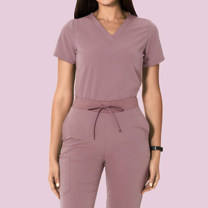 Bestex Custom Nurse Jumpsuit <b>Uniform</b> <b>Scrubs</b> Sets Short Sleeve Medical Tall <b>Scrubs</b> Jumpsuit for Women - Product Image 1