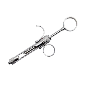 Reusable Stainless Steel Dental Instrument Syringe & Gun for Animal Health Diagnosis (<b>Cats</b> Dogs Horses) - Product Image 5