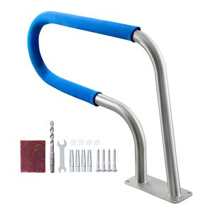 Corrimano per Piscina in Acciaio Inox 304 Resistente 31 X 22 Pollici, Rimovibile, Antiscivolo, Capacità di Carico 220 Libbre, Accessorio per Piscina - Product Image 1