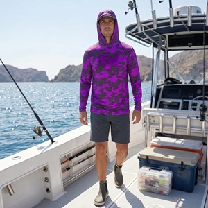 Vêtements de pêche pour adultes sur mesure en gros, manches longues, protection solaire UPF50+, sweat-shirt de pêche pour hommes - Product Image 3