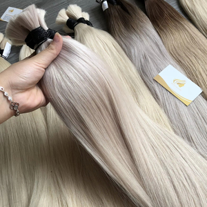 Cheveux naturels vierges de qualité supérieure Minh Khang Premium, cheveux raides naturels du Vietnam, doux et soyeux, non traités, luxe, 100g - Product Image 1