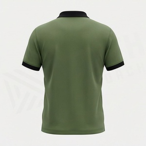 Camisetas Polo de Verano de Algodón para Hombre, Tallas Grandes, Manga Corta, Corte Ajustado, Estilo Golf, con Media Cremallera, Ropa Deportiva Personalizada - Product Image 2