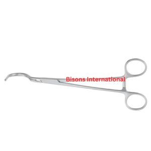 Pinzas Manuales Tipo J Wylie de BISONS, Instrumento Quirúrgico Oftálmico de Acero Inoxidable, Pinza Hemostática Vascular para Cirugía Ocular, Reutilizable - Product Image 3