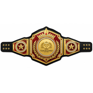 Treasures Impex TI-CB-B12 Wrestling Champion <b>Belt</b> Gold <b>Red</b> Metal Sports Celebrity Collectible for Fans and Wrestlers - Product Image 2