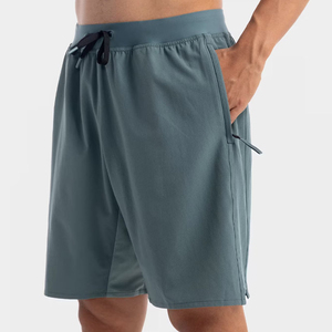Customized Men's Summer Loose Fit Open Hem Twin Pleat Bermuda Shorts Wide Leg <b>Knee</b> Length Baggy Shorts Shorts for Men - Product Image 5