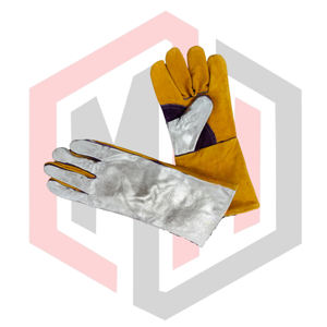 Guantes de Soldadura TIG MIG de Cuero Resistentes al Calor, Antideslizantes, Resistentes a Desgarros, Transpirables, Sin Silicona, Anticorte, Antiestáticos - Product Image 4