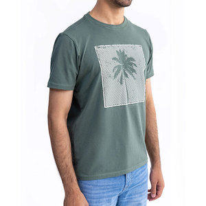 Camiseta de Hombre con Estampado Gráfico, Mezcla de Algodón, Manga Corta, Informal, Personalizable con Marca, Fabricante de Ropa OEM, Directo de Fábrica - Product Image 4