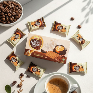แครกเกอร์รสกาแฟ ตรา Braka 150 กรัม รสชาติเข้มข้น กรอบอร่อย รูปทรงสี่เหลี่ยม ODM คุณภาพส่งออกเวียดนาม - Product Image 3