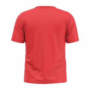 Camisetas personalizadas para hombre 100% poliéster, forro polar, corte regular, camisetas con logo personalizado, fabricante OEM ODM, camisetas de estilo urbano. - Product Image 2