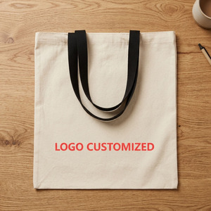 Custom Canvas Tote <b>Bag</b> Handles Personalized Text Logo Silk-screen Printed <b>Medium</b> <b>Size</b> Heavy Duty Eco-Friendly Beach Tote Wine - Product Image 5
