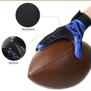 Guantes de Receptor de Fútbol de Alto Rendimiento para una Captura Perfecta, Agarre Adhesivo, para Jóvenes y Adultos, Entrenamiento, Práctica y Juego - Product Image 4
