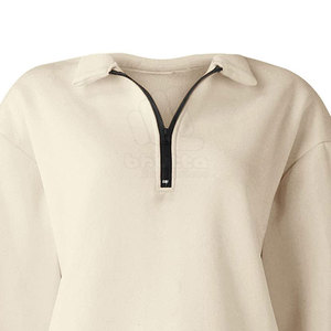 Sweat-shirt en polaire sherpa pour femme, chaud et doux, pull d'hiver avec logo personnalisable sur le devant, pour un usage quotidien décontracté - Product Image 6
