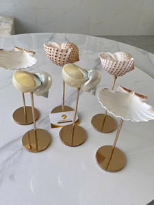 Verres à vin en coquillages naturels, verres à vin en coquillages marins chauds, coupes en coquille de conque, gobelets en coquille de mer pour la cuisine et les desserts, haute qualité - Product Image 5