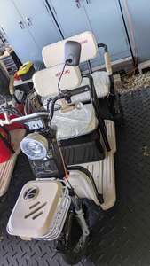 NOUVEAU 2026 ORIGINAL 2026 IR Ranch IRGC40 Tricycle électrique noir mini voiturette de golf. - Product Image 3