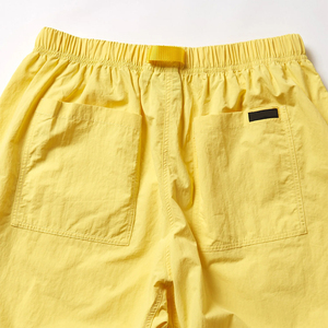 Short de bain pour homme, best-seller, uni, décontracté, écologique, à séchage rapide, en nylon, couleur jaune, respirant, avec taille élastique - Product Image 4