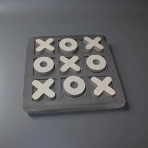 Modern Wooden Tic Tac Toe Set Decorative Games <b>Coffee</b> <b>Table</b> Decor Home Living Room Accent Luxury XO Noughts Crosses - Product Image 4