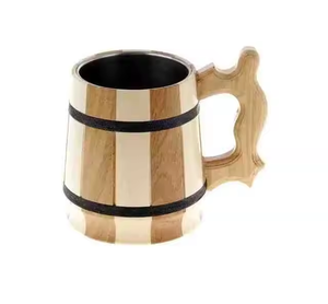 Jarra/Taza de Madera Clásica Ecológica con Volumen Personalizado para Regalos Empresariales - Product Image 2