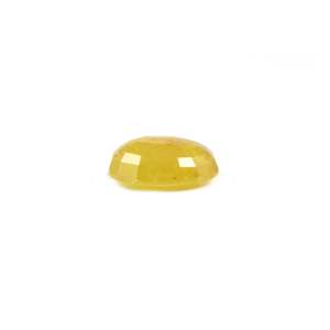 Loose 15.4 Carat Oval Faceted Yellow Sapphire Gemstone for Fine Jewelry - Product Image 3