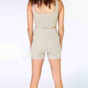 Ensemble de yoga 3 pièces OEM sans couture extensible et compressif pour femme : soutien-gorge de sport, veste zippée et leggings push-up pour la gym - Product Image 5