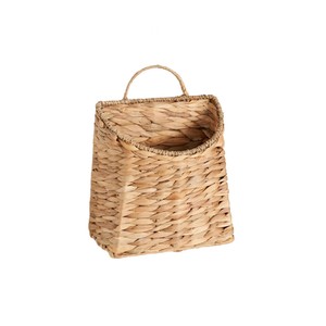 Cesta Colgante de Jacinto de Agua para Pared, Cesta Tejida Multiusos para Puerta Principal, Hogar, Jardín, Despensa, Decoración Rústica de Granja - Product Image 1