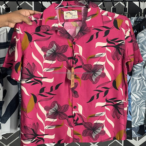 Chemises en flanelle de marque populaire 2026 Chemises hawaïennes à fleurs pour hommes 2 poches Taille XL Modèle en polyester 01 - Product Image 5