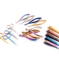 Coupe-cuticules professionnels en acier inoxydable pour artistes, réutilisables, pour l'élimination des poils du visage