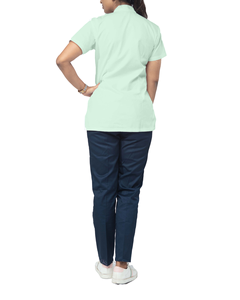 Uniformes Médicos de Verano de Alta Calidad al por Mayor para Enfermeras y Doctores, Conjuntos de Uniformes Quirúrgicos Unisex con Logotipo Personalizado, Spandex - Product Image 2