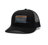 Casquettes de camionneur à dos en maille, logo brodé 3D personnalisé, fermeture Clastic, unisexe, performance, mode, voyage, Vietnam INJAE VINA