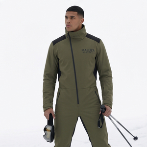 MALUZA INDUSTRIES Waterproof 10,000mm Windproof <b>Men's</b> Winter Sports <b>Jumpsuit</b> Outdoor Cold Weather Snow Jacket Pants - Product Image 4