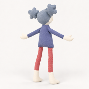 Muñeca de Peluche de Algodón Suave Hecha a Mano con Forma de Estrella, Figura de Niña Rellena con Música y Piernas Largas, para Compañía y Decoración de Habitación Infantil - Product Image 4