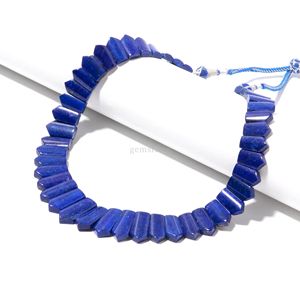 Natural Lapis Lazuli Beaded <b>Necklace</b> For Women Handmade Blue Gemstone <b>Statement</b> Jewelry Semi Precious Stone <b>Necklace</b> Jewelry - Product Image 5