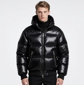 Bubble Oversized Custom Logo Front Outdoor <b>Puffer</b> Cotton Coat Autumn Plus Size <b>Men's</b> Stand Collar <b>Jackets</b> - Product Image 1