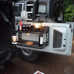 Pannello MOLLE in Lega di Alluminio Pieghevole per Ford Bronco 2021-2024, Tavolo per Portellone Posteriore, Ripiano per Stoccaggio - Product Image 3